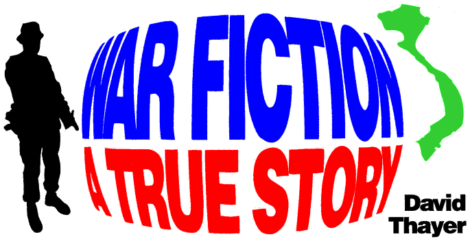 title illo by B. Ware for 'War Fiction, A True Story' 
  by David Thayer