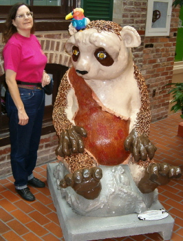 Nicki and 'Cro-Magnon Panda'