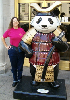 Nicki and 'The Last Samurai Panda'